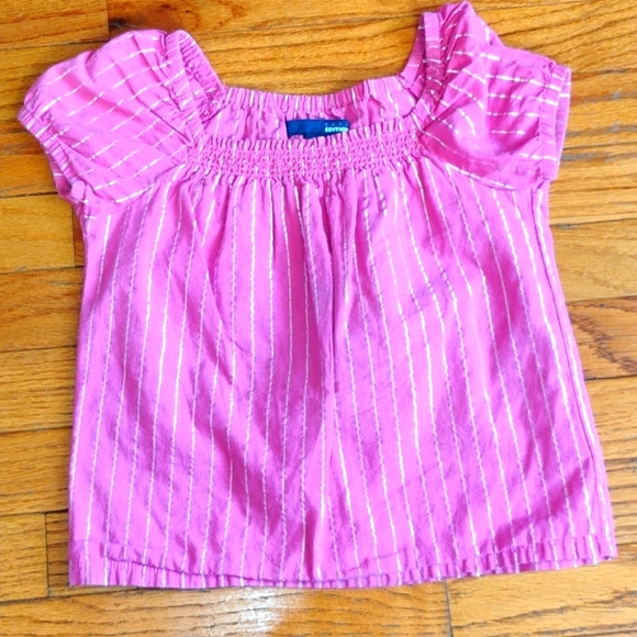 BRAND: Basic Edition Kid's Blouse - SIZE:  S (6/6x) (PRE-LOVED) - Picture 1 of 5